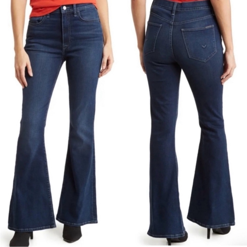 Hudson NWT Heidi High Rise Flare Rory dark wash jeans, size 31